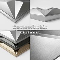 Sistem Dinding Tirai Aluminium Alumtimes untuk Bangunan Komersial, Unit Profil Aluminium untuk Dekorasi Eksterior Mal