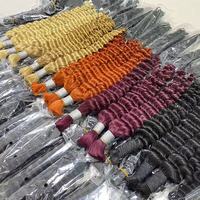 Cheveux humains bruts cambodgiens afro crépus ondulés en gros, extensions de cheveux vierges alignées sur les cuticules pour tressage