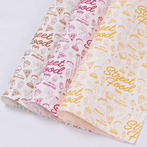 Papel Encerado para Envolver Alimentos, Personalizado, Antigrasa, para Carnes Frías, con Logotipo Impreso, Grado Alimenticio, para Hamburguesas - Product Image 6