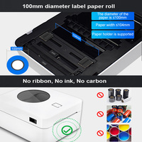 Étiquettes thermiques directes 110mm FBA noir blanc USB expédition emballage autocollant bordereau d'expédition imprimantes de codes à barres POS utilisation Stock utilisé pour FBA