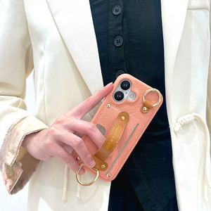 Ví điện thoại da PU chống RFID, kèm dây đeo tay, vòng đeo ngón tay, dành cho <span class=keywords><strong>iPhone</strong></span> 16, 15, 12 Pro Max và các dòng điện thoại khác - Product Image 3