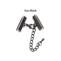 MFan Fermoir électroplaqué type mousqueton, boucle de gilet, clip bouche de cheval, chaîne queue de cheval, 5 cm de long, 12 mm, accessoires de bijouterie DIY