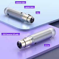 U'King contrôleur Dmx 2.4G rechargeable 1 émetteur Dmx512 sans fil et 3 récepteur Dmx512 pour le contrôle de l'éclairage de scène