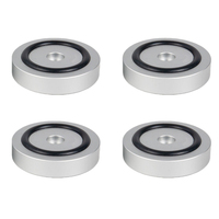 Pieds antichoc de luxe en alliage d'aluminium, amplificateur arrière HIFI Audiophile à absorption des chocs, boîtier en aluminium DIY