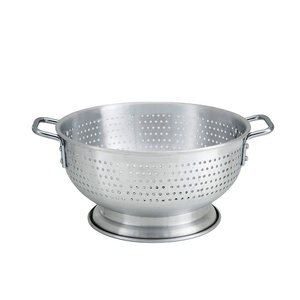 Wholesale Kitchen Aluminum Rice <strong>Colander</strong> with Handles - Product Image 1