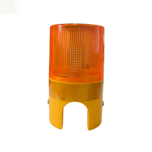 Luz de Advertencia Intermitente LED Solar Amarilla, Material de PC, para Seguridad en la Construcción de Carreteras, Instalación Portátil, Libre de Mantenimiento - Product Image 2