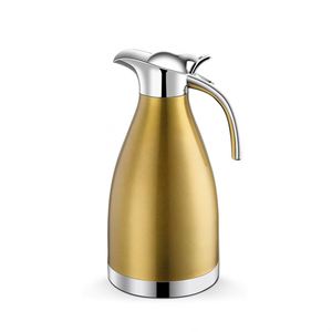 Carafe thermique en acier inoxydable à double paroi avec logo personnalisé, 2 litres, 68 oz, conservation de la chaleur pendant 12 heures, thermos isolé - Product Image 3