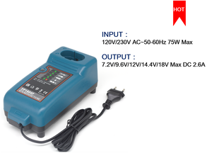 <span class=keywords><strong>Chargeur</strong></span> <span class=keywords><strong>rapide</strong></span> de batterie en Nickel pour perceuse électrique, 7.2V/<span class=keywords><strong>18V</strong></span> 2.6A, fournisseur d'usine, pour <span class=keywords><strong>Makita</strong></span>, livraison gratuite - Product Image 2