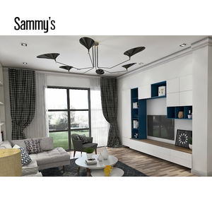 <span class=keywords><strong>Mobile</strong></span> <span class=keywords><strong>TV</strong></span> da Parete Semplice, <span class=keywords><strong>Arredamento</strong></span> per Soggiorno, Supporto <span class=keywords><strong>TV</strong></span> <span class=keywords><strong>Mobile</strong></span> con Tavolino e Camino Elettrico - Product Image 1