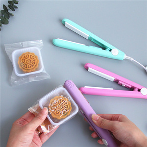 Handheld Mini Portable Heat Sealing Machine Food Vacuum Seal Packing Plastic Impulse Sealer Bag Clips