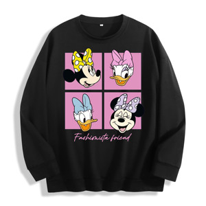 <span class=keywords><strong>Felpa</strong></span> girocollo con grafica collage Minnie & Daisy Fashionista Friend, magazzino USA, 6 colori - Product Image 5