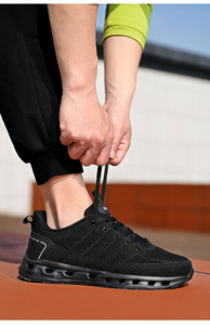 ZZH XZ886 Chaussures de sport décontractées pour hommes avec poids supplémentaire, largeur accrue et coupe confortable - Product Image 6
