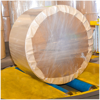 Papier en rouleau pour gobelets en pulpe de bois de bambou vierge, matière première pour gobelets en papier, rouleau de papier enduit de PE