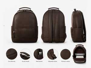 Sac à dos pour ordinateur portable avec compartiment rembourré et bretelles confortables pour usage quotidien, disponible à la vente en gros - Product Image 1