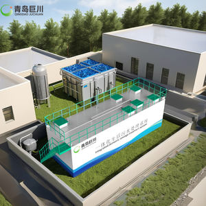 Peralatan Pengolahan Air Limbah Domestik Terintegrasi Desain Estetis Motor PLC Kontrol Otomatis Cerdas 1 Tahun untuk Hotel - Product Image 3