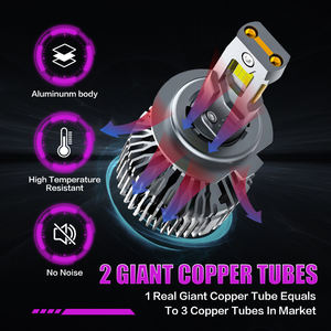 X-7SEVEN <span class=keywords><strong>Ares</strong></span> 240W 65000LM H7 H11 9005 9006 H4 H13 9004 9007 Kit de conversion LED H4 H7 H11 Phare de voiture pour tous les véhicules - Product Image 3