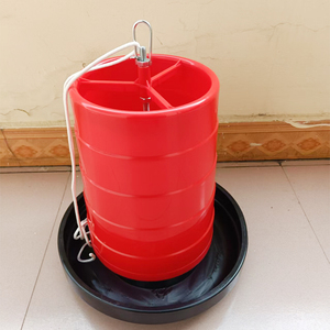 Contenedor de Plástico de Gran Capacidad para Alimento de Animales y Aves de Corral, Cubo de 15 kg, Comedero Automático para Pollos de Engorde - Product Image 1