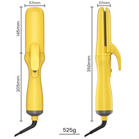 Lisseur de cheveux à plaques en titane 2025, écran LCD, 1200W, ions négatifs, séchage rapide, fer à lisser