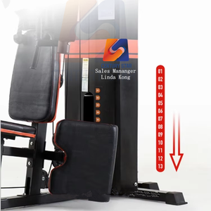 Thuiscombinatie Fitnessapparatuur Multifunctioneel Oefenapparaat Eenpersoons Station Uitgebreide Trainingsapparatuur - Product Image 5