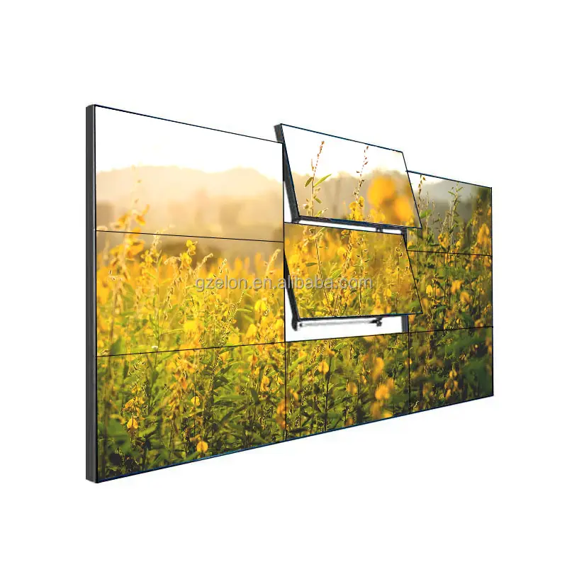 Elon display 2x2 3x3 nahtlose 55 Zoll 1,8mm schmale Lünette Indoor DIY LCD Video Wand Preis