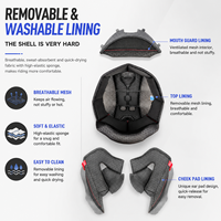 Casque de moto modulaire rabattable homologué DOT, coque ABS, doublure EPS, double visière, équipement de course intégral pour rallye et moto tout-terrain