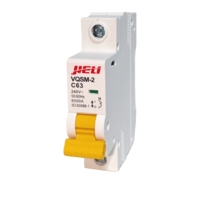 Interruptores de Circuito en Miniatura AC MCB 63A 1P/2P/3P/4P, Interruptor de Riel DIN 230/400V 50/60Hz, Fábrica China, 3kA PA66