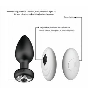 Хит продаж: Электрический анальный стимулятор с 10 режимами вибрации, дистанционным управлением, силиконовый массажер простаты и ягодиц, секс-игрушка для мужчин и женщин - Product Image 3