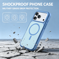 Étui de téléphone magnétique robuste et durable de qualité supérieure, en TPU souple, résistant aux chocs, anti-chute, pour les modèles iPhone et Samsung