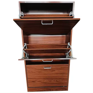 Ba lớp bằng gỗ giày lưu trữ Giá tủ giày lưu trữ <span class=keywords><strong>Organizer</strong></span> - Product Image 4