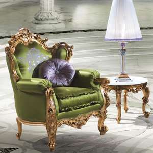 Chaise de loisir unique Chaise de canapé française de luxe Tissu Art Salon Grande famille Livre d'étude Réception Fauteuil pour chambre d'hôtel - Product Image 3