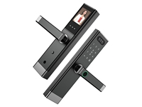Interphone vidéo Sinovo Tuya WIFI avec reconnaissance faciale 3D, application de contrôle à distance, serrure de porte intelligente électronique, caméra, carte mémoire en bois/acier