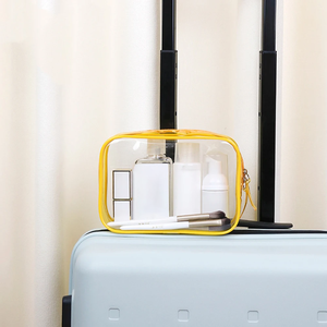 Transparent PVC voyage organisateur à la mode clair maquillage sac fermeture éclair <span class=keywords><strong>esthéticienne</strong></span> étui cosmétique pour étui de beauté pour la toilette - Product Image 4