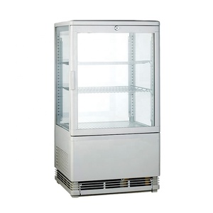 ตู้แช่เครื่องดื่มแบบโชว์กระจกสี่ด้านสองชั้น Smad 58 ลิตร รุ่น DSS-58R(1R) - Product Image 1