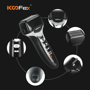 Máquina de Afeitar KooFex IPX6 Impermeable para el Hogar, 5 Cuchillas, Alta Velocidad, <span class=keywords><strong>9000</strong></span> RPM, con Pantalla LED - Product Image 6