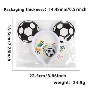 Tatouages temporaires de football 2026, nouveauté, vente en gros, autocollants visage pour supporters USA-Canada-Mexique, décoration pour le cheerleading, soutien le jour du match - Product Image 5