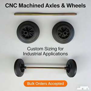 محور عربة نفايات بلاستيكية بقطر 19 × 930.30 مم، قابل للتخصيص بجودة عالية - Product Image 3