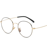 Gafas de Metal THREE HIPPOS Montur Optic para hombre, anteojos con gemas graduadas, gafas ópticas Anti Acetata de pavo
