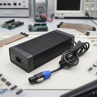 Chargeur de batterie ABS 12,6 V 20 A avec dissipation thermique, port XT60, protection IP20 pour batterie au lithium