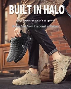 Sneakers Casual da Uomo con Suola Spessa, Scarpe da Passeggio Robuste Grigie, Fodera in Tessuto Resistente all'Usura, Allacciatura alla Moda - Product Image 6