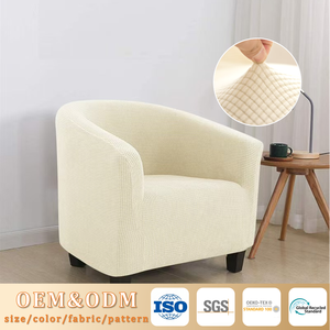 <span class=keywords><strong>Housse</strong></span> de Protection <span class=keywords><strong>pour</strong></span> Meuble, <span class=keywords><strong>Housse</strong></span> de Chaise Classique en Spandex Polyester, <span class=keywords><strong>Housse</strong></span> de Canapé Élastique et <span class=keywords><strong>Extensible</strong></span>, Lavable, Moderne <span class=keywords><strong>pour</strong></span> <span class=keywords><strong>Fauteuil</strong></span> Baignoire - Product Image 1