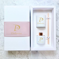 Luxus Private Label Reed Diffusor und Duft kerzen Geschenkset mit starkem benutzer definierten Duft für die Luft erfrischung zu Hause