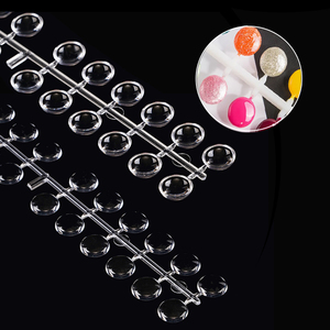 24 piezas de soportes transparentes para exhibición de puntas de uñas estilo japonés, de ABS, para exhibición de esmaltes de gel UV - Product Image 6
