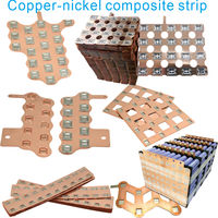 Bande de soudure en alliage d'acier plaqué nickel de type H pour connecteurs de batterie de type H pour pack de batteries