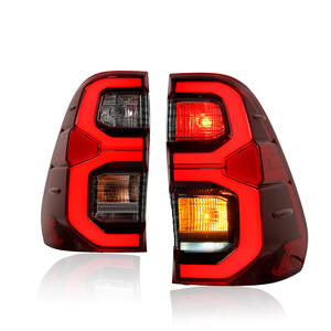 Pour Toyota Hilux Revo Rocco 2015-2019 2020 LED Feux Arrière Clignotants Inverse supplémentaire Lumière <span class=keywords><strong>De</strong></span> Frein Lampe Ramassage Voiture Feux arrière - Product Image 2