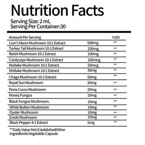 OEM-комплекс грибных экстрактов: 14 видов грибов для памяти и концентрации внимания (Львиная грива, Канадский гриб, Рейши и другие) - Product Image 2