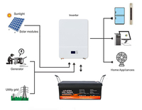 Batteries LiFePo4 OEM/ODM 12V 24V 36V 48V 100Ah 150Ah 200Ah 300Ah 400Ah 600Ah 6000 Cycles pour Système d'Énergie Solaire