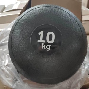 Ballon de Slam personnalisé avec logo, rempli de sable, pour la musculation et l'entraînement croisé, noir, haute qualité - Product Image 6