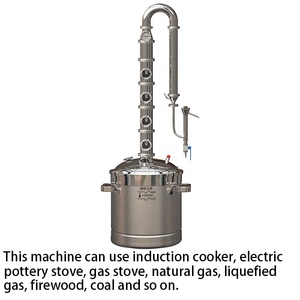 Noyau de cuivre flambant neuf, 50l, de type feu, 4 couches, socle en cuivre, testeur de degrés, vapeur de whisky, cognac - Product Image 4