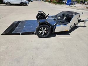 Châssis de <span class=keywords><strong>remorque</strong></span> de moto en aluminium, plaque en acier, <span class=keywords><strong>amortisseur</strong></span> de <span class=keywords><strong>remorque</strong></span> - Product Image 2