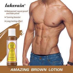 Crema de bronceado a base de hierbas vegana AHA con vitamina C loción de piel de bronce acelerada suministro OEM hidratante - Product Image 2